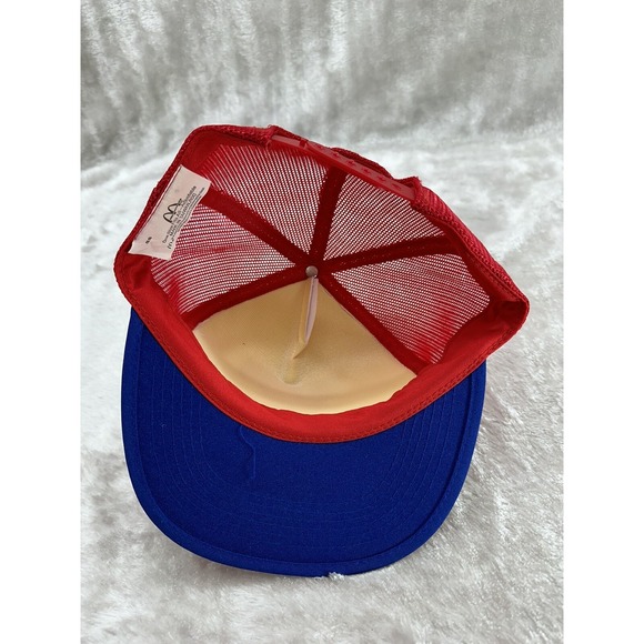 Vtg 1984 USA Olympic McDonalds Rare Issue Employee Mesh Trucker Snapback Cap - Picture 16 of 16